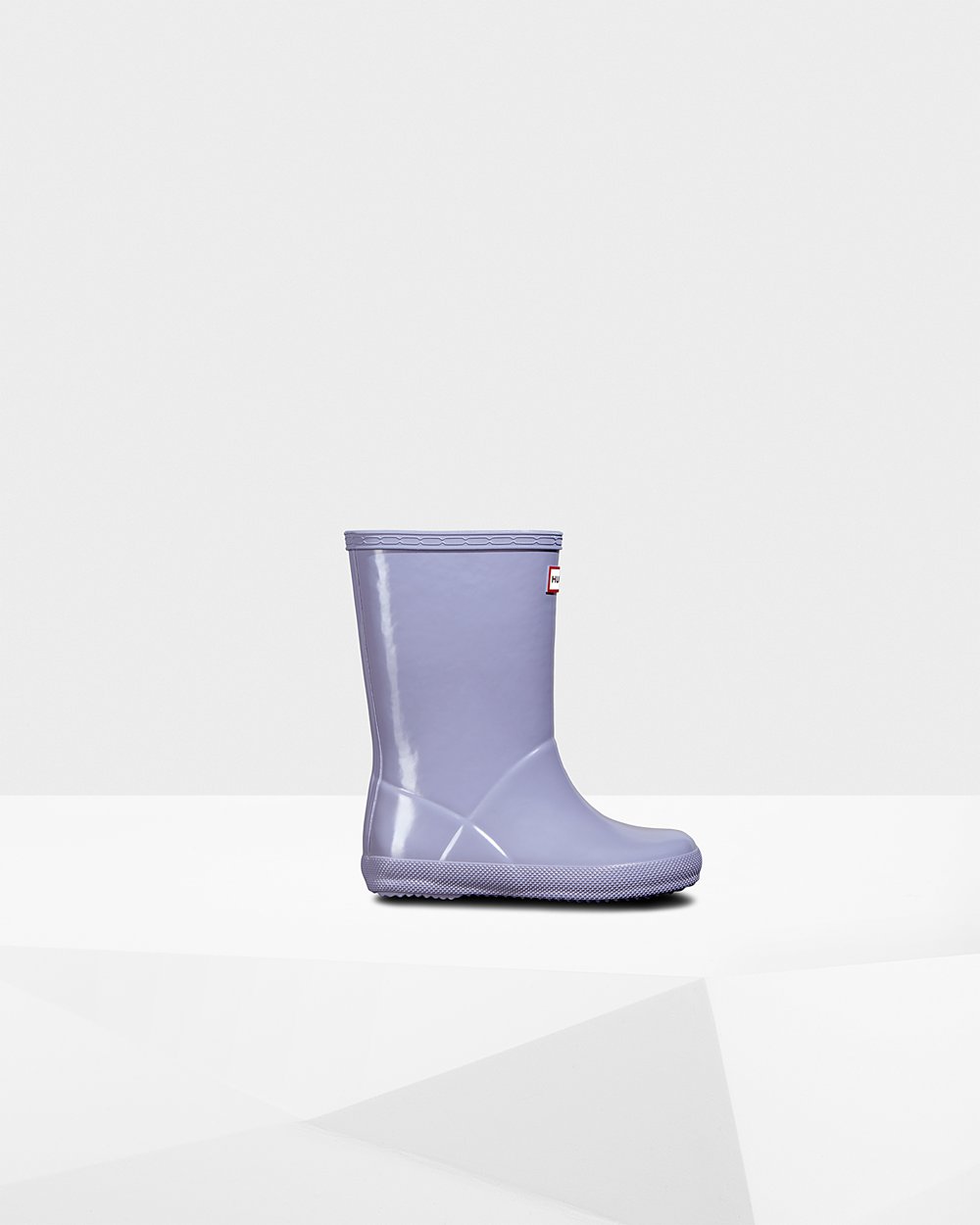 Kids Rain Boots - Hunter Original First Classic Gloss (87JHFKAWO) - Purple